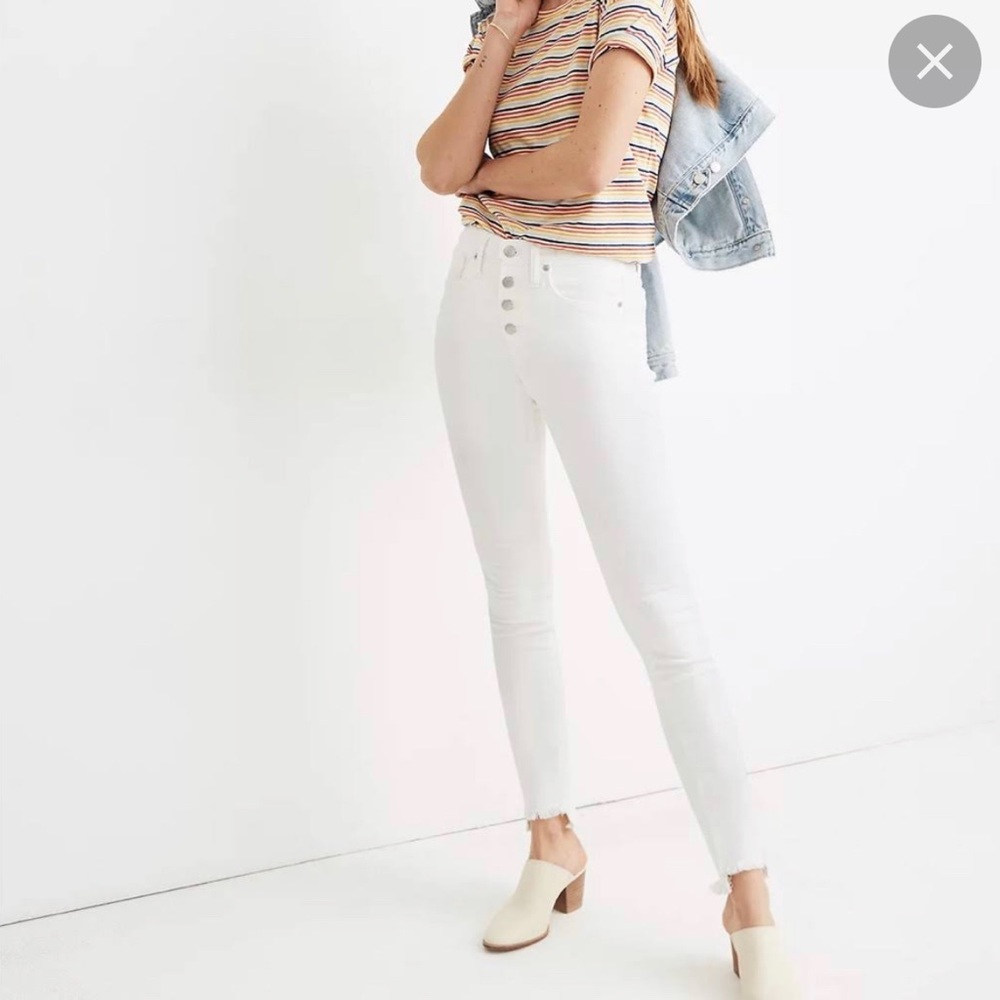 Madewell | White Skinny Jeans